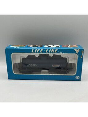 Life-Like HO Scale Gulf Oil Corporation G.R.C.X Single Dome Tank Car 3882 W/ Box